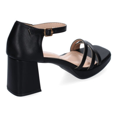 Sandalias de Tacón para Mujer, Comodas y Elegantes, Diseño Moderno con Tiras en la Pala - Imagen 4