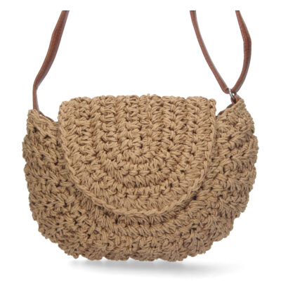 Bandolera de Rafia con Correa Ajustable - Imagen 3