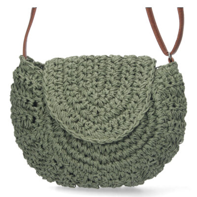 Bandolera de Rafia con Correa Ajustable - Imagen 3