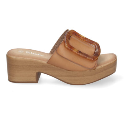 Zueco de Tacón para Mujer de Verano con Plataforma - Imagen 2