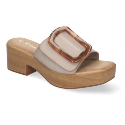 Zueco de Tacón para Mujer de Verano con Plataforma - Imagen 3