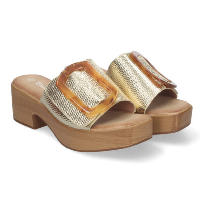 Zueco de Tacón para Mujer de Verano con Plataforma