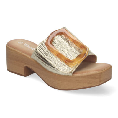 Zueco de Tacón para Mujer de Verano con Plataforma - Imagen 4