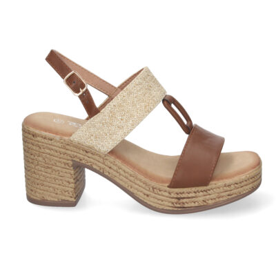 Sandalia de Verano para Mujer, con Tacón Estilizado y Detalles Elegantes - Imagen 2