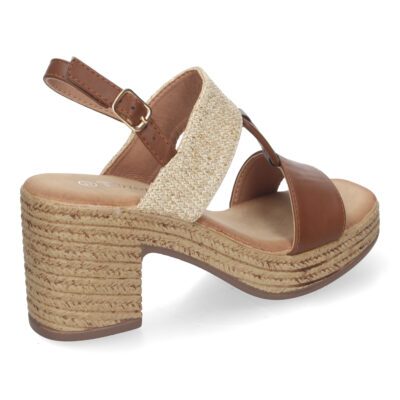 Sandalia de Verano para Mujer, con Tacón Estilizado y Detalles Elegantes - Imagen 4