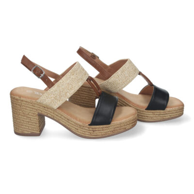 Sandalia de Verano para Mujer, con Tacón Estilizado y Detalles Elegantes - Imagen 5