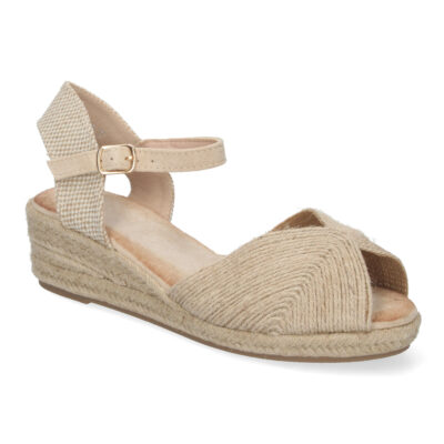Sandalias de Cuña para Mujer, Elegantes con Puntera Abierta - Imagen 3