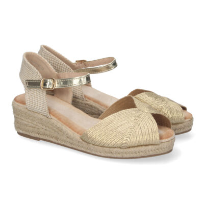 Sandalias de Cuña para Mujer, Elegantes con Puntera Abierta