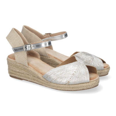 Sandalias de Cuña para Mujer, Elegantes con Puntera Abierta