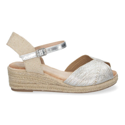 Sandalias de Cuña para Mujer, Elegantes con Puntera Abierta - Imagen 2