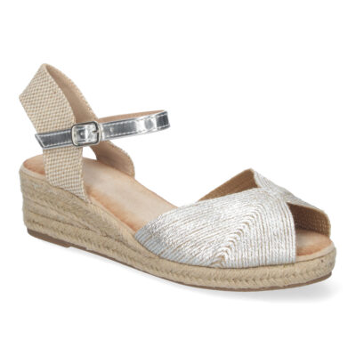 Sandalias de Cuña para Mujer, Elegantes con Puntera Abierta - Imagen 3