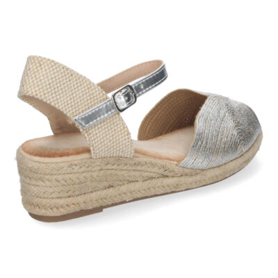 Sandalias de Cuña para Mujer, Elegantes con Puntera Abierta - Imagen 4