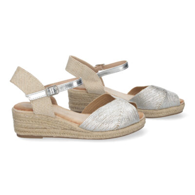 Sandalias de Cuña para Mujer, Elegantes con Puntera Abierta - Imagen 5