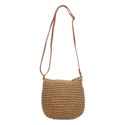 Bolso de Hombro Rafia y Cremallera - Imagen 3