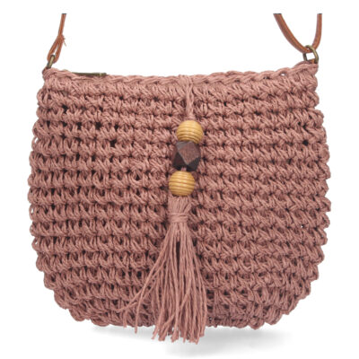 Bolso de Hombro Rafia y Cremallera - Imagen 3