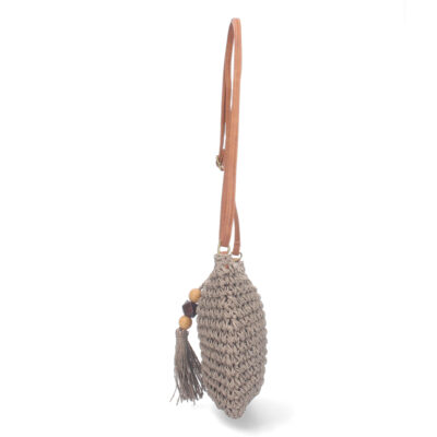 Bolso de Hombro Rafia y Cremallera - Imagen 2