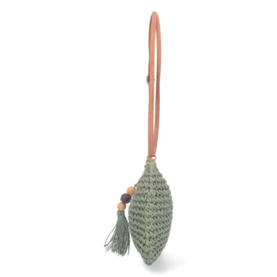 Bolso de Hombro Rafia y Cremallera - Imagen 2