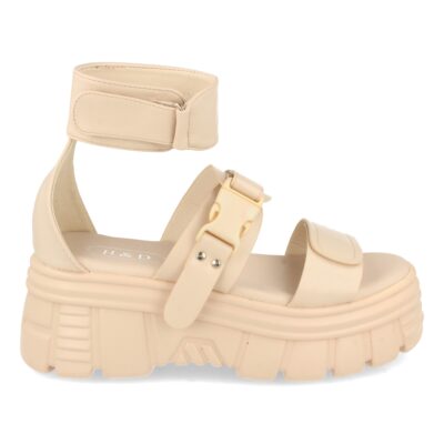 Sandalia de Plataforma con Velcro - Imagen 2
