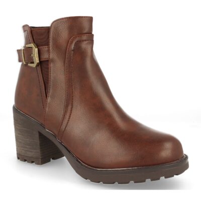 Botin de tacon con cremallera - Imagen 2