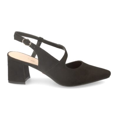 Zapato de Mujer con Tacon y Talon Descubierto