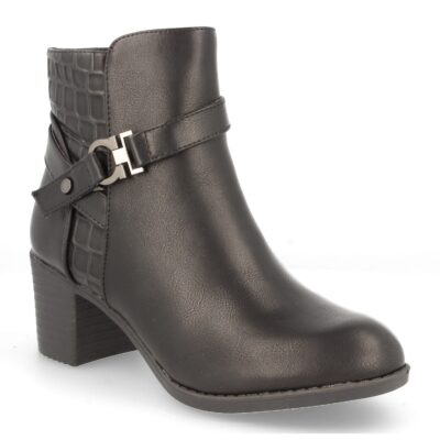 Botin de tacon con cremallera - Imagen 2