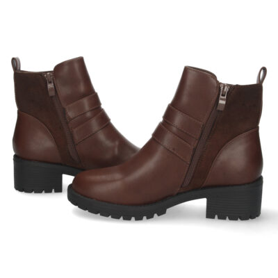 Botin de Tacon con Hebillas y Cremallera - Imagen 5