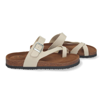 Sandalia Plana para Mujer, con Planta Bio, Cómoda, Estilo Esclava - Imagen 5