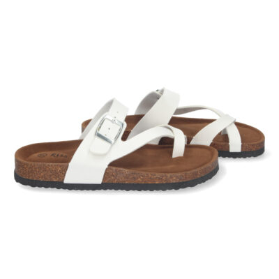 Sandalia Plana para Mujer, con Planta Bio, Cómoda, Estilo Esclava - Imagen 5