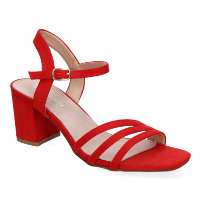 Sandalia de Tacon para Mujer, Comoda, con Palas Finas, Talon Abierto - Imagen 3
