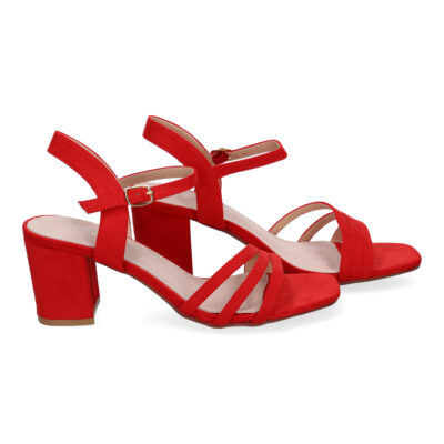 Sandalia de Tacon para Mujer, Comoda, con Palas Finas, Talon Abierto - Imagen 5