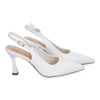 Zapato para Mujer, Estilo Salón, con Tacón, Puntera Fina, talon abierto - Imagen 5
