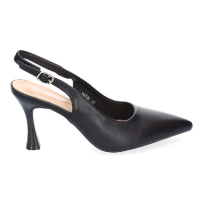 Zapato para Mujer, Estilo Salón, con Tacón, Puntera Fina, talon abierto - Imagen 2