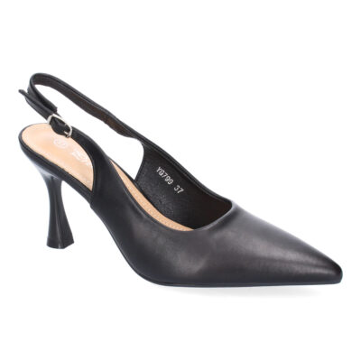 Zapato para Mujer, Estilo Salón, con Tacón, Puntera Fina, talon abierto - Imagen 3