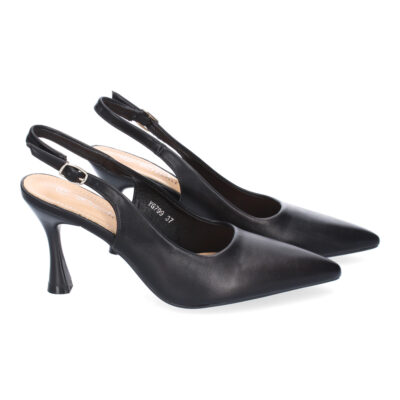 Zapato para Mujer, Estilo Salón, con Tacón, Puntera Fina, talon abierto - Imagen 5