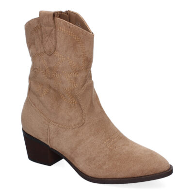 Botines de Tacón para Mujer, Estilo Campero, Detalles Bordados - Imagen 3