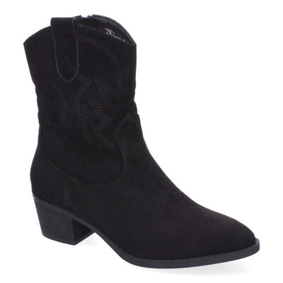 Botines de Tacón para Mujer, Estilo Campero, Detalles Bordados - Imagen 3