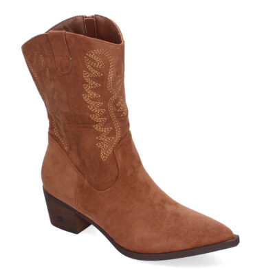 Botas Estilo Cowboy para Mujer, Comodas con Adornos Bordado - Imagen 3
