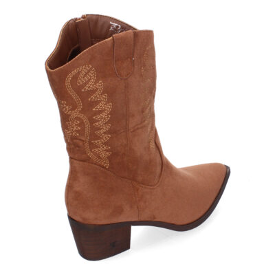 Botas Estilo Cowboy para Mujer, Comodas con Adornos Bordado - Imagen 4
