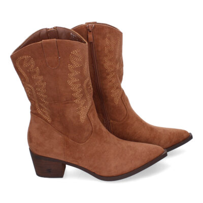 Botas Estilo Cowboy para Mujer, Comodas con Adornos Bordado - Imagen 5