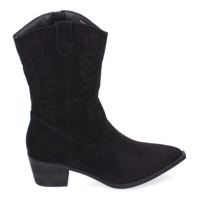 Botas Estilo Cowboy para Mujer, Comodas con Adornos Bordado - Imagen 2