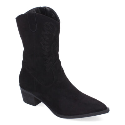 Botas Estilo Cowboy para Mujer, Comodas con Adornos Bordado - Imagen 3
