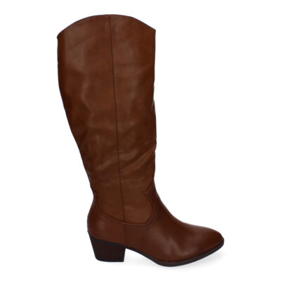 Botas de Tacón para Mujer, Comodas y Elegantes, Detalles de Caña Arrugada - Imagen 2