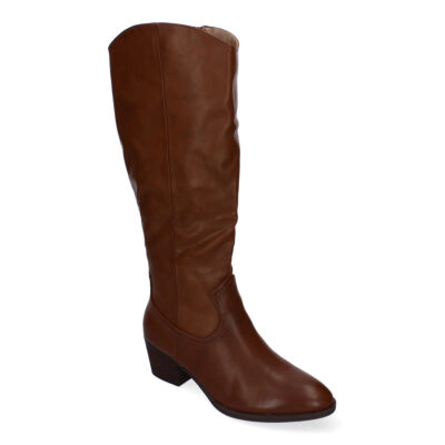 Botas de Tacón para Mujer, Comodas y Elegantes, Detalles de Caña Arrugada - Imagen 3