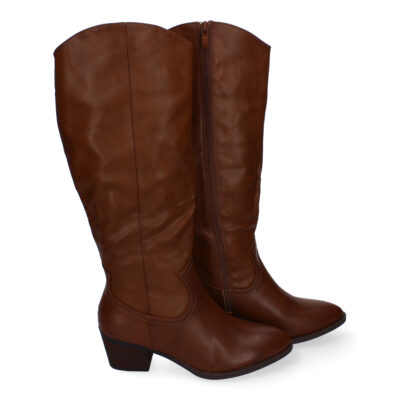 Botas de Tacón para Mujer, Comodas y Elegantes, Detalles de Caña Arrugada - Imagen 5