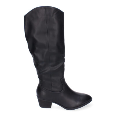 Botas de Tacón para Mujer, Comodas y Elegantes, Detalles de Caña Arrugada - Imagen 2