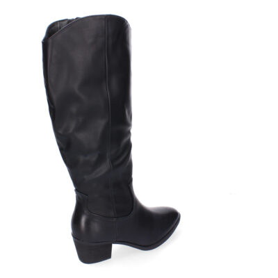 Botas de Tacón para Mujer, Comodas y Elegantes, Detalles de Caña Arrugada - Imagen 4