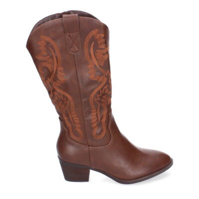 Bota Campera para Mujer, Comodas con Adornos Bordado - Imagen 2