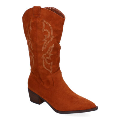 Bota Campera para Mujer, Comodas con Adornos Bordado - Imagen 3