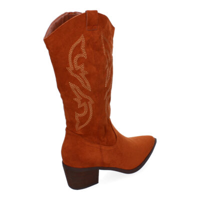 Bota Campera para Mujer, Comodas con Adornos Bordado - Imagen 4