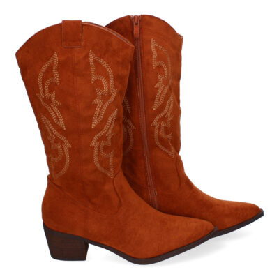 Bota Campera para Mujer, Comodas con Adornos Bordado - Imagen 5